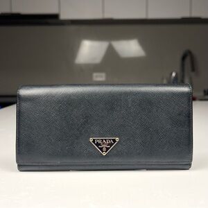 Prada Saffiano Long Wallet